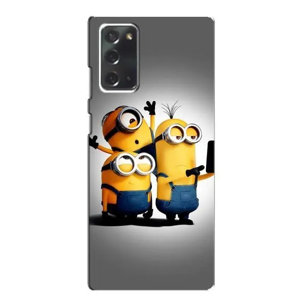 Чехол с принтом «Три миньона» для Samsung Galaxy Note 20 Чехол с принтом «Три миньона» для Samsung Galaxy Note 20