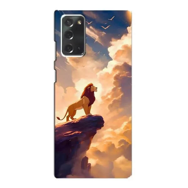 Чехол с принтом «Симба на скале» для Samsung Galaxy Note 20 Чехол с принтом «Симба на скале» для Samsung Galaxy Note 20