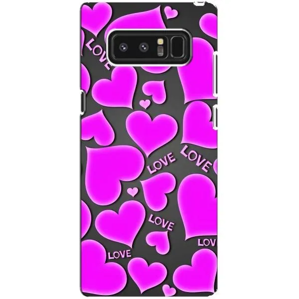 Чехол с принтом «Pink hearts» для Samsung Galaxy Note 8 (N950) Чехол с принтом «Pink hearts» для Samsung Galaxy Note 8 (N950)