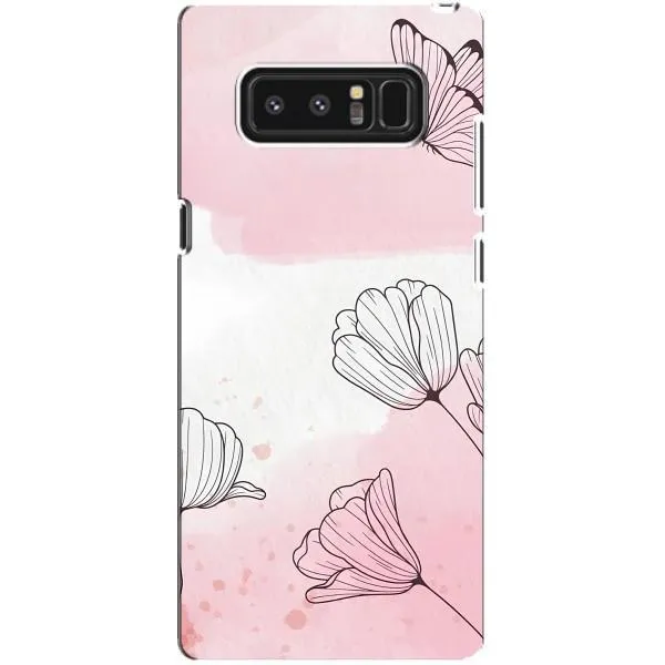 Чехол с принтом «Розовые цветы» для Samsung Galaxy Note 8 (N950)