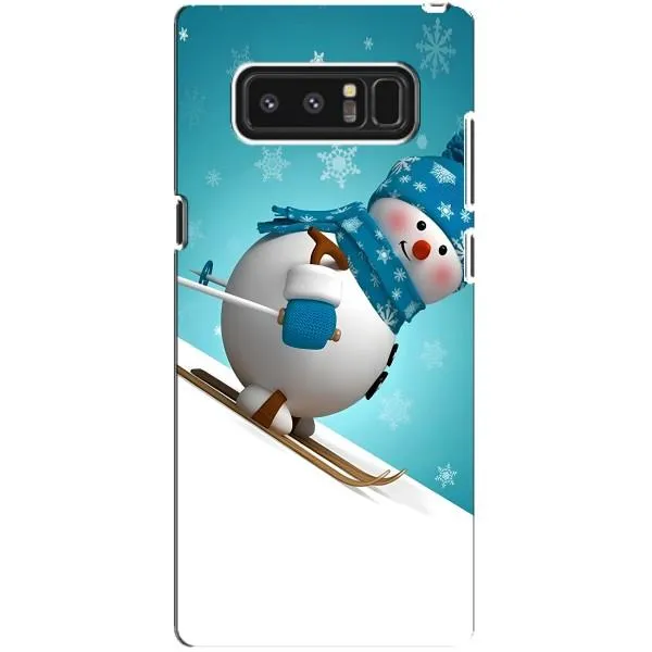 Чехол с принтом «Снеговик на лыжах» для Samsung Galaxy Note 8 (N950)