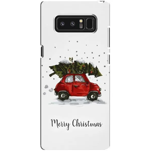Чехол с принтом «Машина с елкой» для Samsung Galaxy Note 8 (N950)