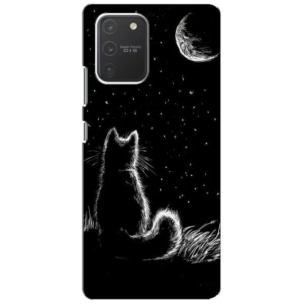 Чехол с принтом «Котик и луна» для Samsung Galaxy S10 Lite Чехол с принтом «Котик и луна» для Samsung Galaxy S10 Lite