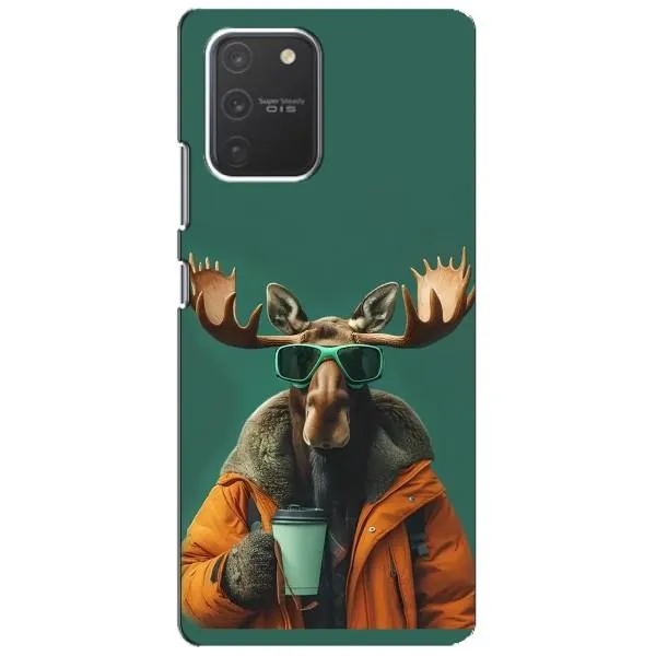 Чехол с принтом «Лось с кофе» для Samsung Galaxy S10 Lite