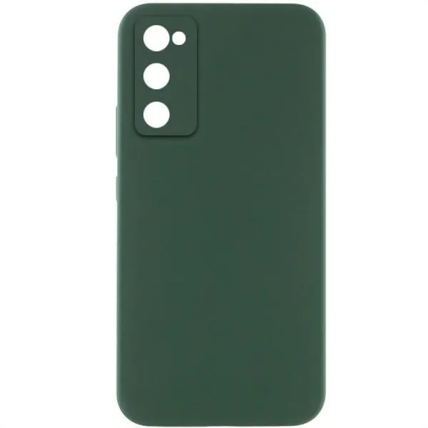 Чехол Silicone Cover Lakshmi Full Camera (AAA) для Samsung Galaxy S20 FE — Зеленый — фото 4