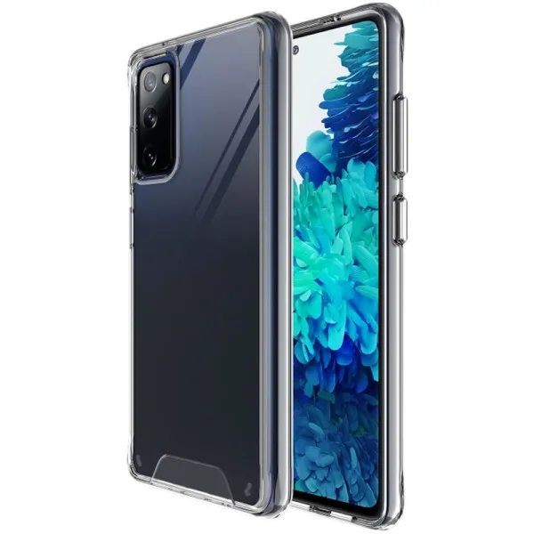 Чехол TPU Space Case transparent для Samsung Galaxy S20 FE — Прозрачный — фото 2