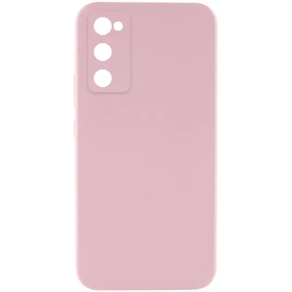 Чехол Silicone Cover Lakshmi Full Camera (AAA) для Samsung Galaxy S20 FE — Розовый — фото 1