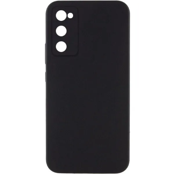 Чехол Silicone Cover Lakshmi Full Camera (AAA) для Samsung Galaxy S20 FE — Черный — фото 1
