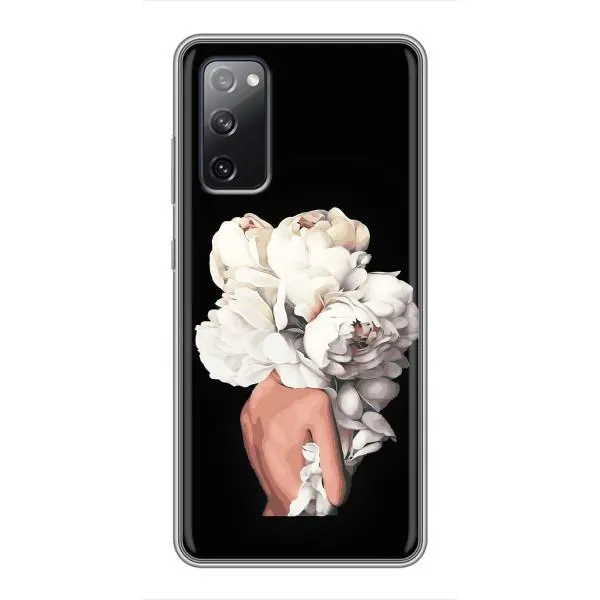 Чехол с принтом «Белые цветы» для Samsung Galaxy S20 FE