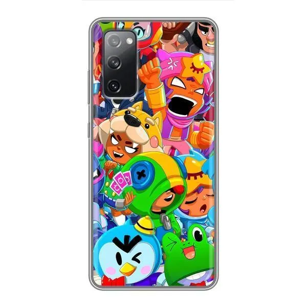 Чехол с принтом «герои Бравл Старс» для Samsung Galaxy S20 FE