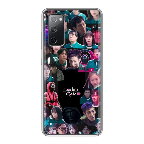Чехол с принтом «Коллаж Игра кальмара» для Samsung Galaxy S20 FE