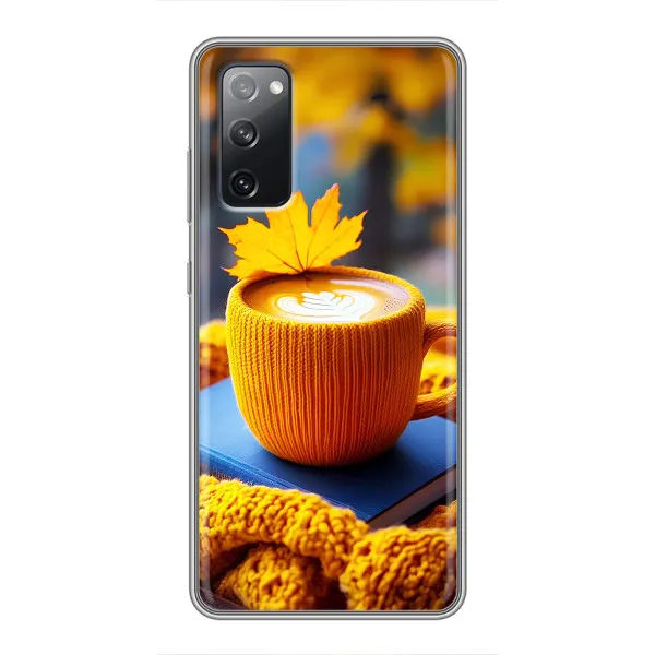 Чехол с принтом «Кофе на желтом пледе» для Samsung Galaxy S20 FE Чехол с принтом «Кофе на желтом пледе» для Samsung Galaxy S20 FE