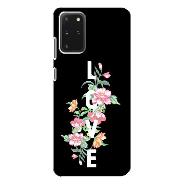Чехол с принтом «Цветы LOVE» для Samsung Galaxy S20 Plus