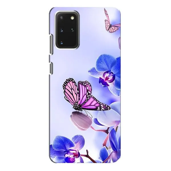 Чохол з принтом «Метелик на квітах» для Samsung Galaxy S20 Plus