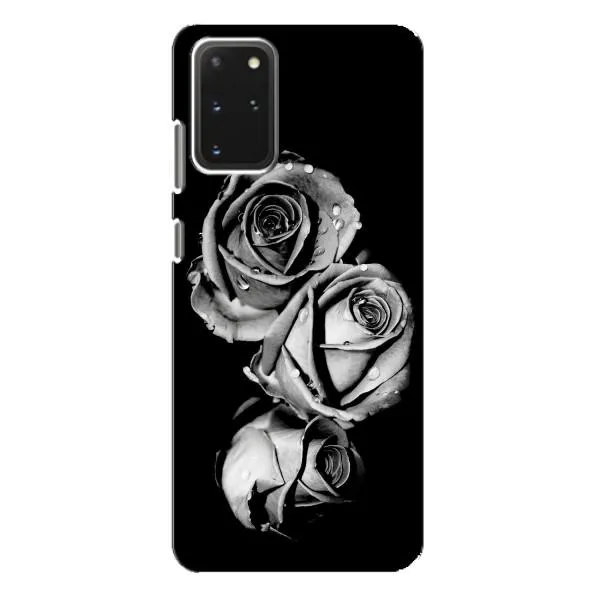 Чохол з принтом «Чорна троянда» для Samsung Galaxy S20 Plus