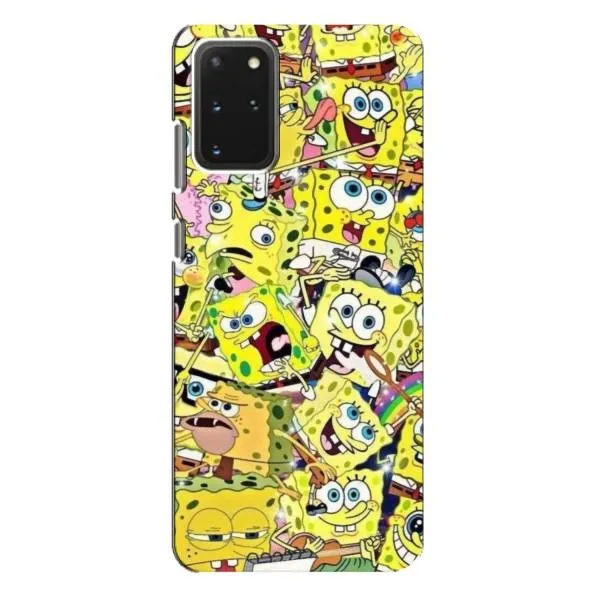 Чехол с принтом «Эмоции Спанч Боба» для Samsung Galaxy S20 Plus Чехол с принтом «Эмоции Спанч Боба» для Samsung Galaxy S20 Plus