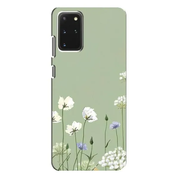 Чехол с принтом «Цветы на зеленом» для Samsung Galaxy S20 Plus