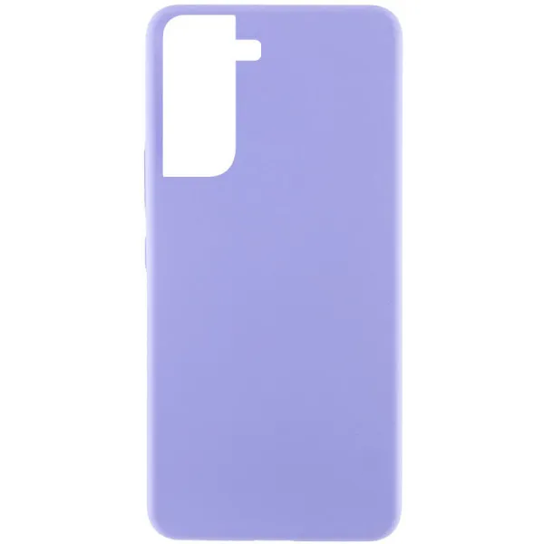 Чехол Silicone Cover Lakshmi (AAA) для Samsung Galaxy S21 FE — Сиреневый — фото 1