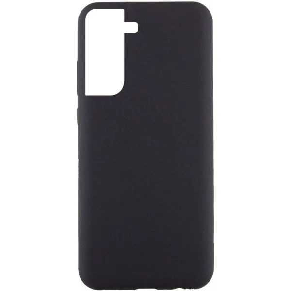 Чехол Silicone Cover Lakshmi (AAA) для Samsung Galaxy S21 FE — Черный — фото 1