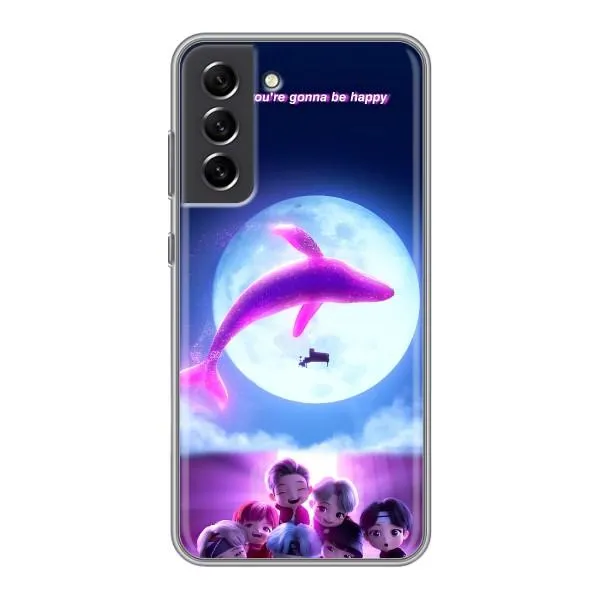 Чехол с принтом «КИТ BTS» для Samsung Galaxy S21 FE Чехол с принтом «КИТ BTS» для Samsung Galaxy S21 FE