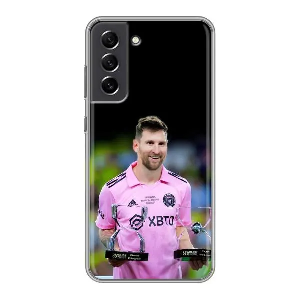 Чехол с принтом «Кубки Месси» для Samsung Galaxy S21 FE Чехол с принтом «Кубки Месси» для Samsung Galaxy S21 FE