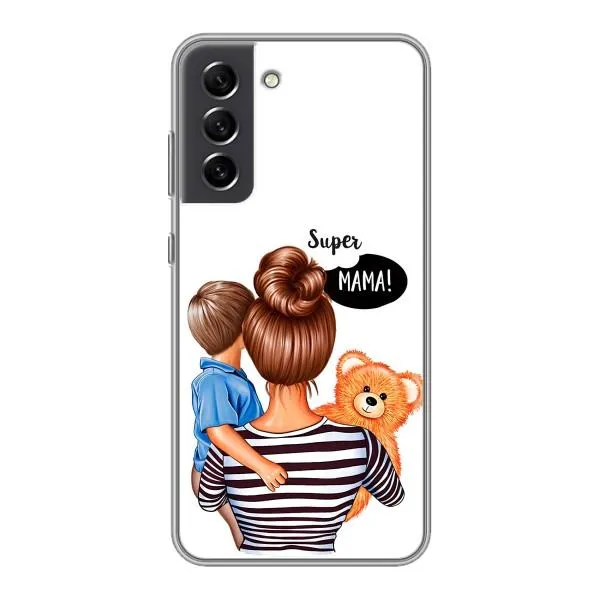 Чехол с принтом «Мама с сыном» для Samsung Galaxy S21 FE
