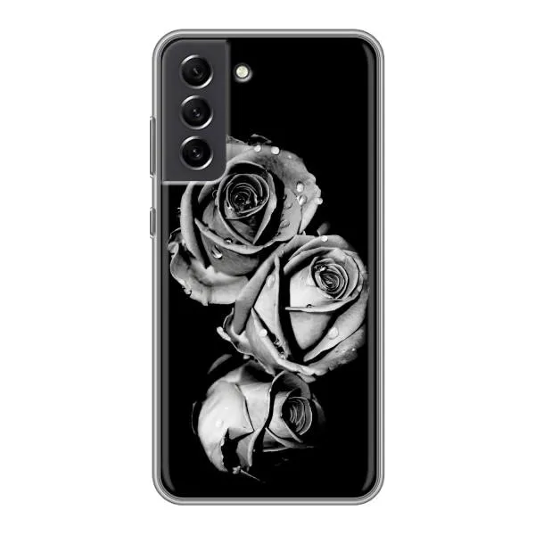 Чехол с принтом «Черная роза» для Samsung Galaxy S21 FE