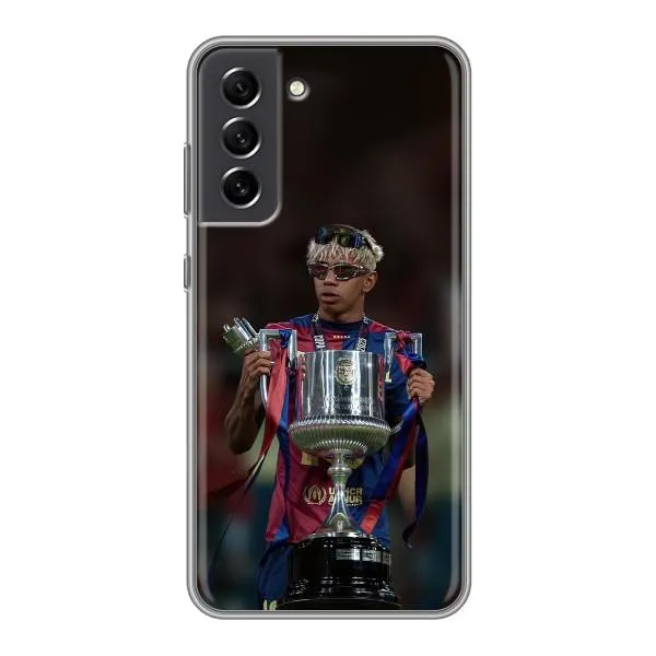 Чехол с принтом «Ямаль с кубком» для Samsung Galaxy S21 FE Чехол с принтом «Ямаль с кубком» для Samsung Galaxy S21 FE