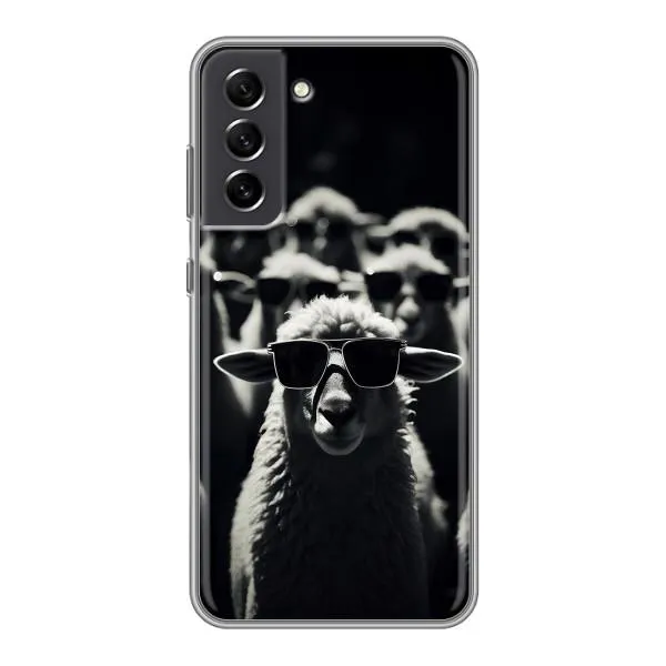 Чехол с принтом «Овечка в очках» для Samsung Galaxy S21 FE