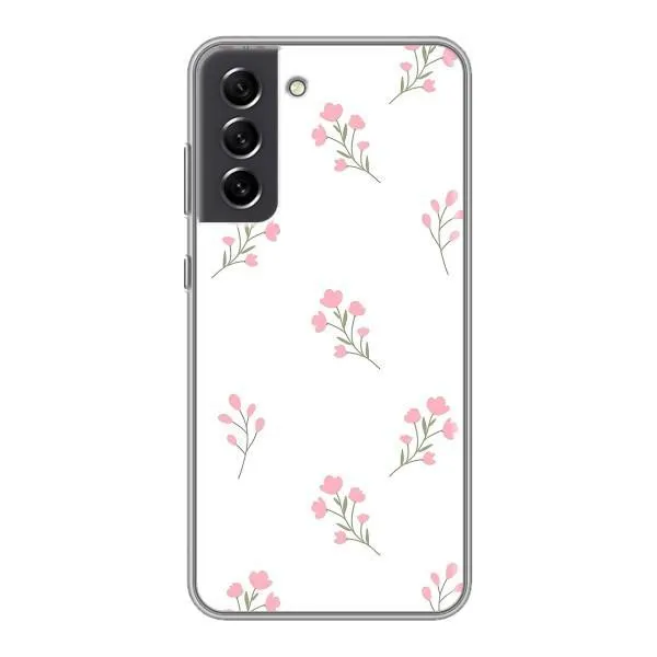 Чехол с принтом «Розовые цветы» для Samsung Galaxy S21 FE Чехол с принтом «Розовые цветы» для Samsung Galaxy S21 FE