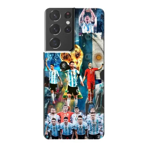 Чехол с принтом «Аргентина Месси» для Samsung Galaxy S21 Plus Чехол с принтом «Аргентина Месси» для Samsung Galaxy S21 Plus