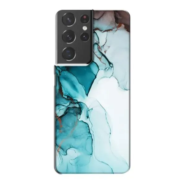 Чехол с принтом «Бирюзовый мрамор» для Samsung Galaxy S21 Plus Чехол с принтом «Бирюзовый мрамор» для Samsung Galaxy S21 Plus