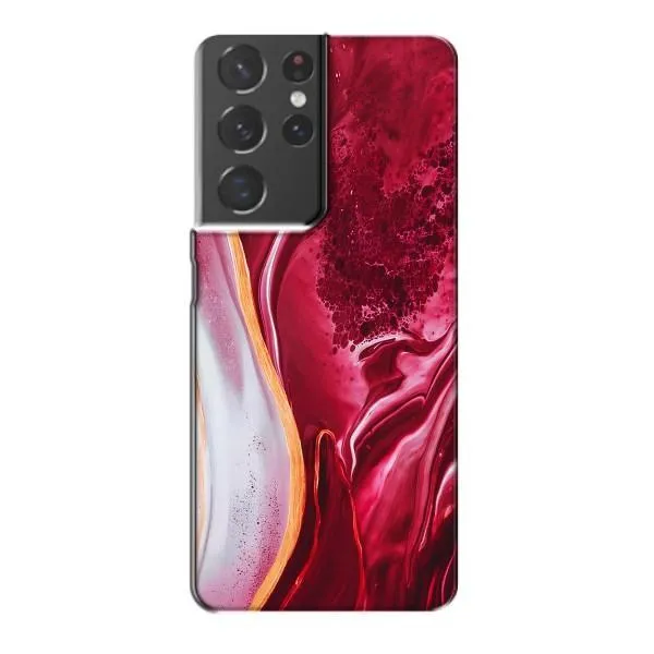 Чехол с принтом «Мрамор красный» для Samsung Galaxy S21 Plus Чехол с принтом «Мрамор красный» для Samsung Galaxy S21 Plus