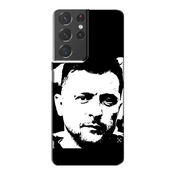 Чохол з принтом «Зеленский АРТ» для Samsung Galaxy S21 Plus