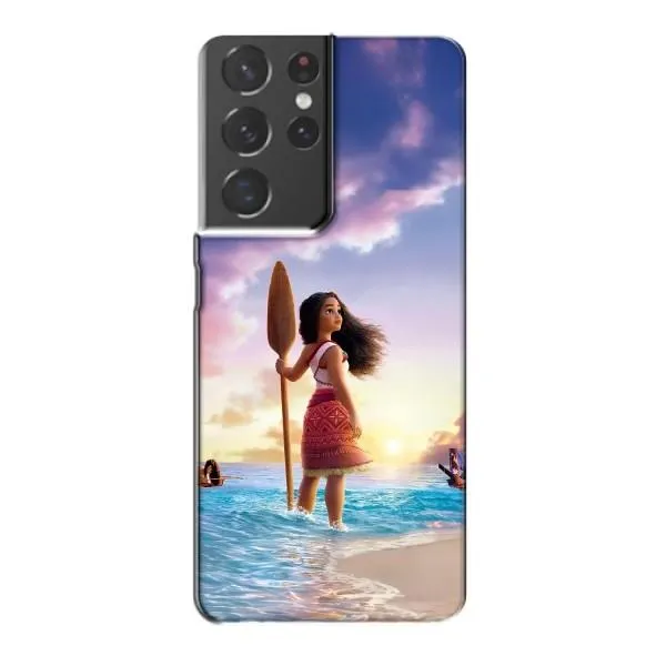 Чехол с принтом «Моана с веслом» для Samsung Galaxy S21 Plus