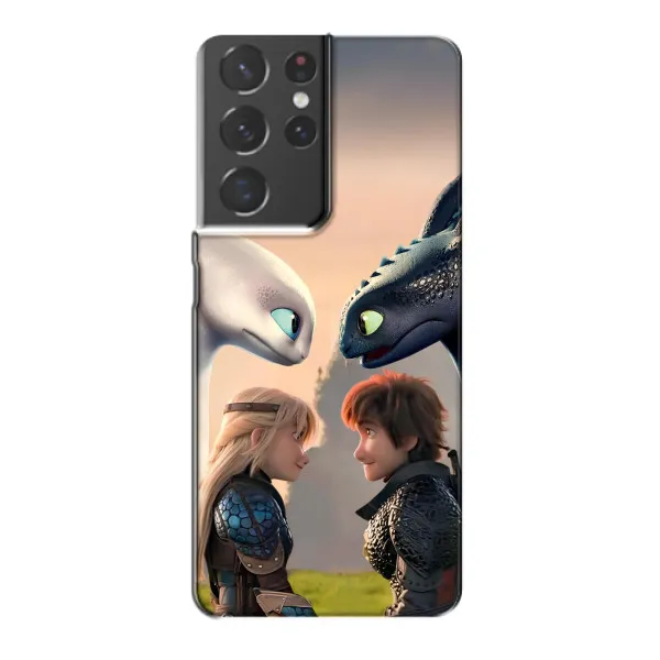 Чехол с принтом «Иккинг и Астрид» для Samsung Galaxy S21 Plus Чехол с принтом «Иккинг и Астрид» для Samsung Galaxy S21 Plus
