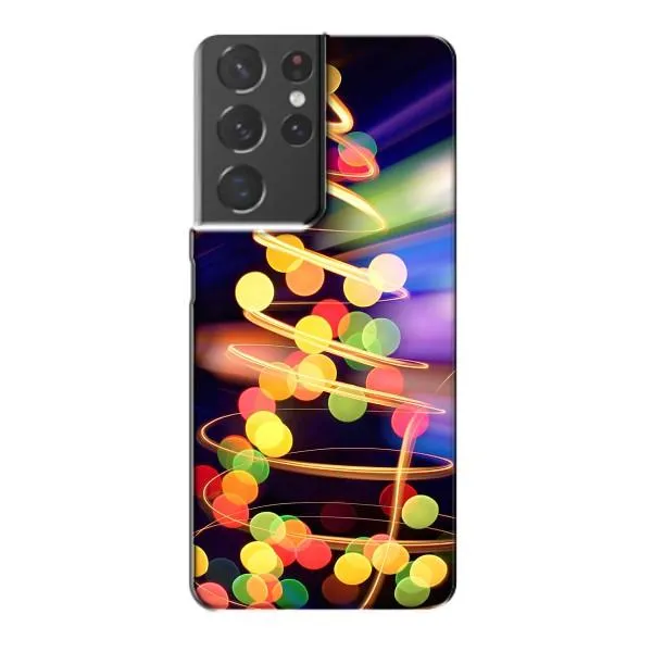 Чехол с принтом «Елка с гирлянд» для Samsung Galaxy S21 Plus