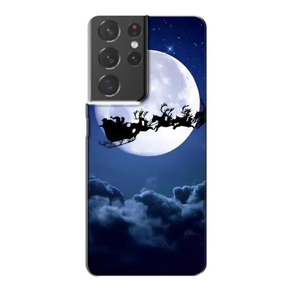 Чехол с принтом «Санта - луна» для Samsung Galaxy S21 Plus