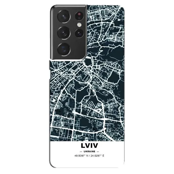 Чехол с принтом «Львов» для Samsung Galaxy S21 ultra