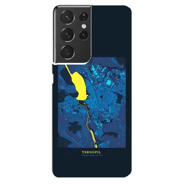 Чехол с принтом «Тернополь» для Samsung Galaxy S21 ultra
