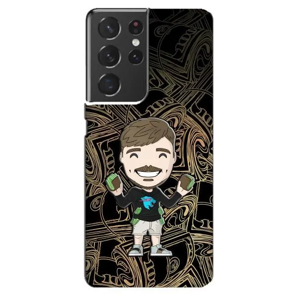 Чехол с принтом «Mister Beast» для Samsung Galaxy S21 ultra