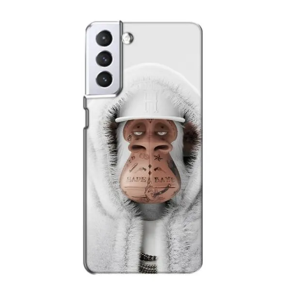 Чохол з принтом «мавпа NFT в тату» для Samsung Galaxy S21