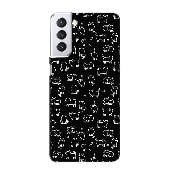 Чехол с принтом «Меленькие котики» для Samsung Galaxy S21