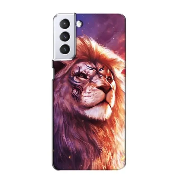 Чехол с принтом «Красочный Лев» для Samsung Galaxy S21