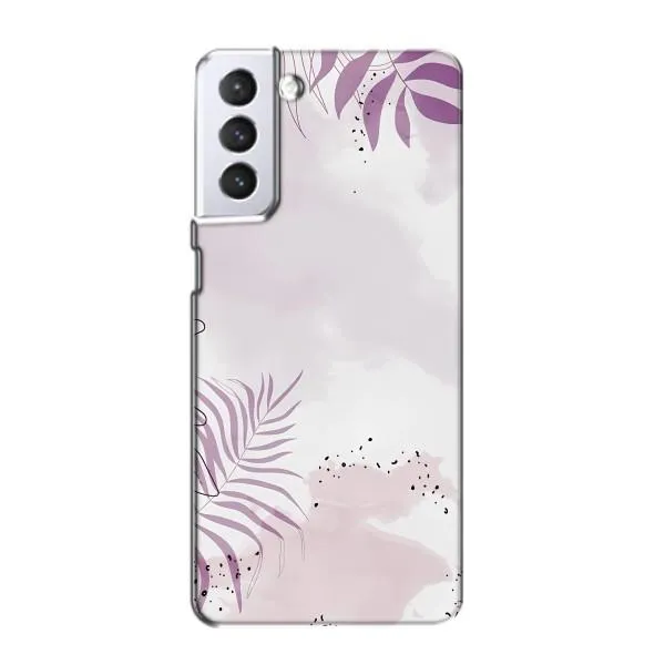Чехол с принтом «Фиолетовые листья» для Samsung Galaxy S21 Чехол с принтом «Фиолетовые листья» для Samsung Galaxy S21