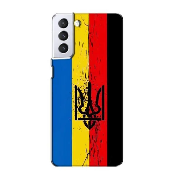 Чехол с принтом «Флаг УПА» для Samsung Galaxy S21