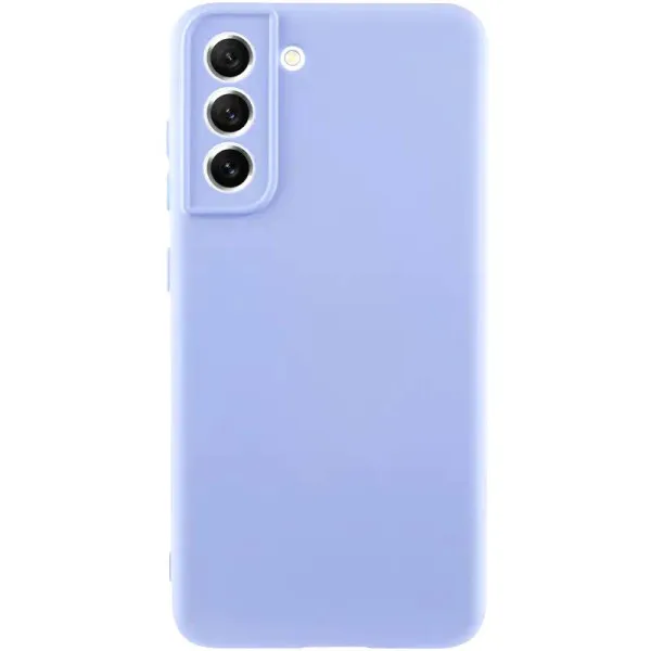 Чохол TPU GETMAN Liquid Silk Full Camera для Samsung Galaxy S22+ — Бузковий