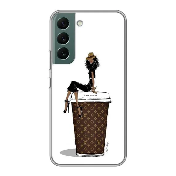 Чехол с принтом «кофе LOUIS VUITTON» для Samsung Galaxy S22 Plus