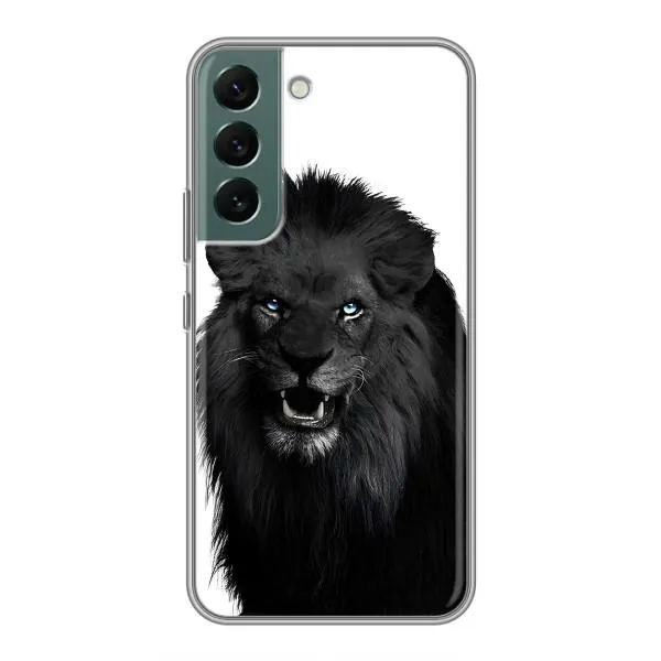 Чехол с принтом «Черный ЛЕВ» для Samsung Galaxy S22 Plus