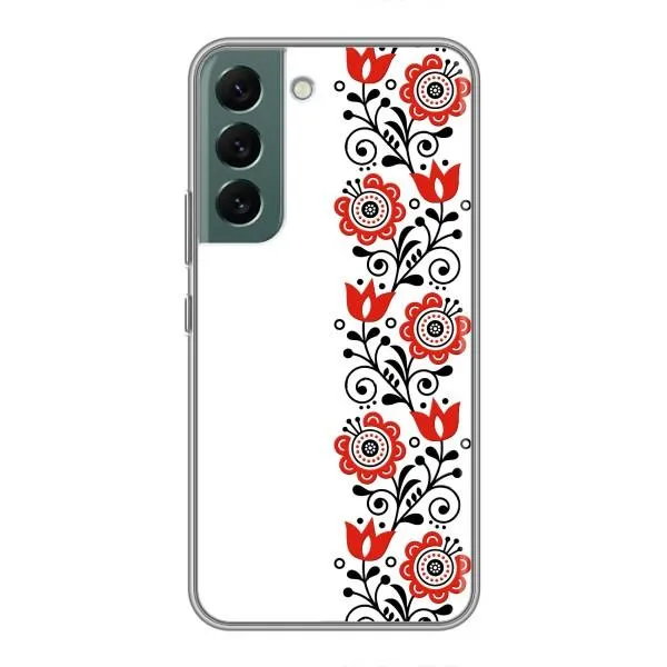 Чехол с принтом «Яркая вишиванка» для Samsung Galaxy S22 Plus